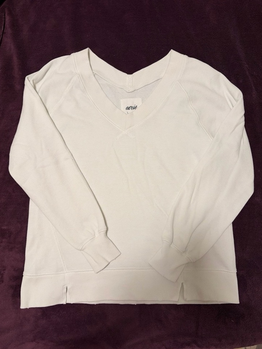 Aerie Oversized V Neck Sweater